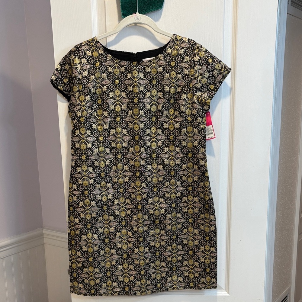 NWT Xhilaration Black and Gold Formal Dress